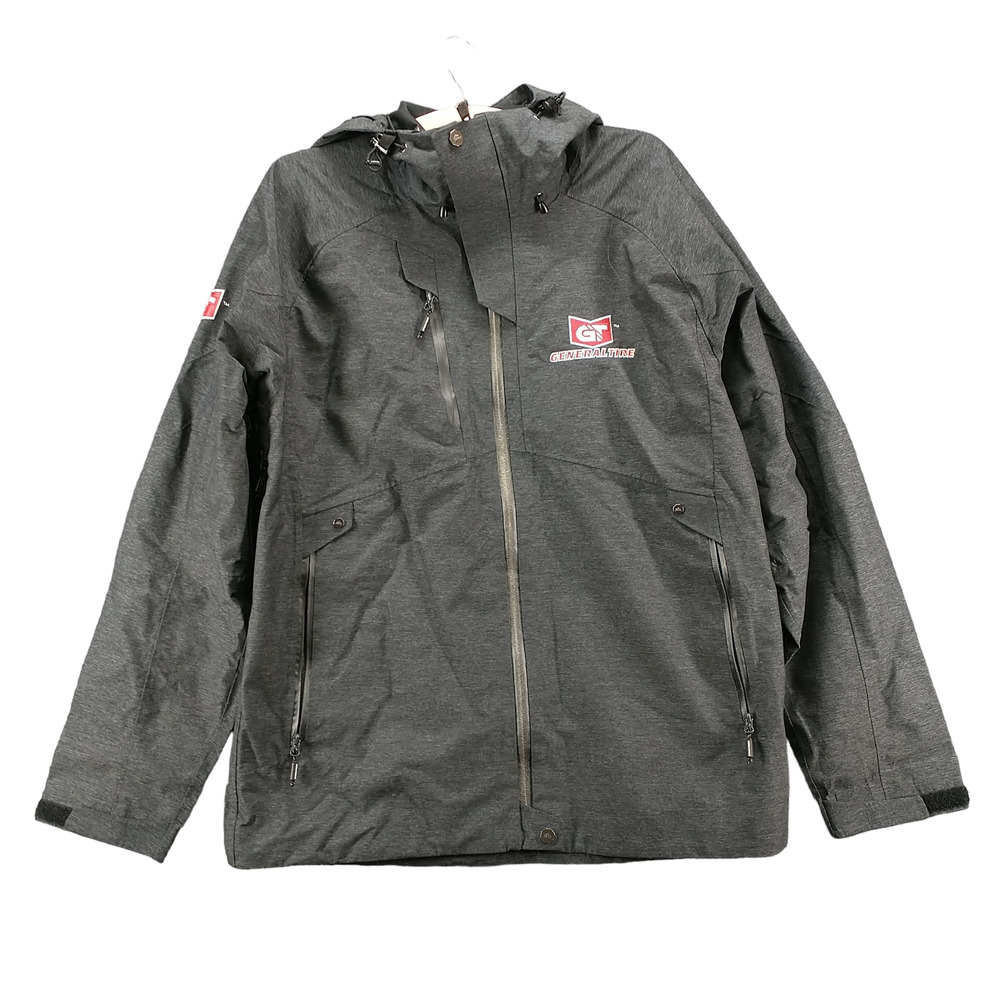 Stormtech Performance Men's Full Zip Waterproof Jacket General Tire Gray M